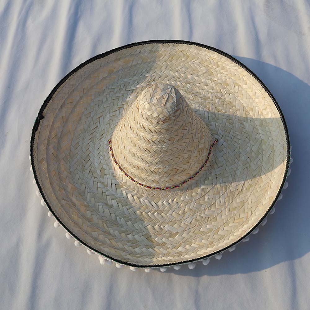 Chapéu Mexicano de Aba Larga e - Bucket Hat Straw avaliação e preço